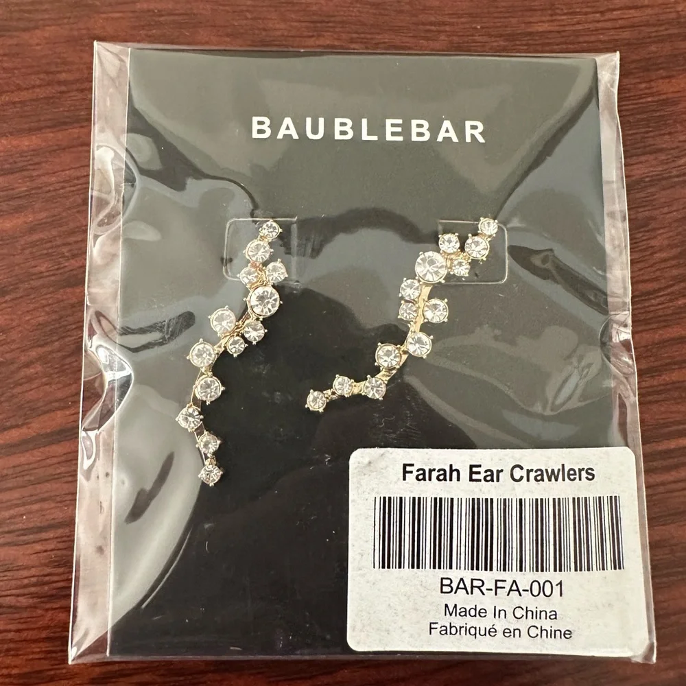 NWT Baublebar Farah Ear Crawlers - Picture 1 of 3